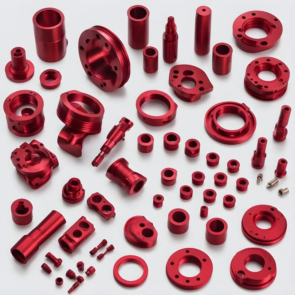 Custom High Precision CNC Machined Anodized Aluminum Parts, 5-Axis CNC Milling and Turning, CNC Machining Motorcycle Parts