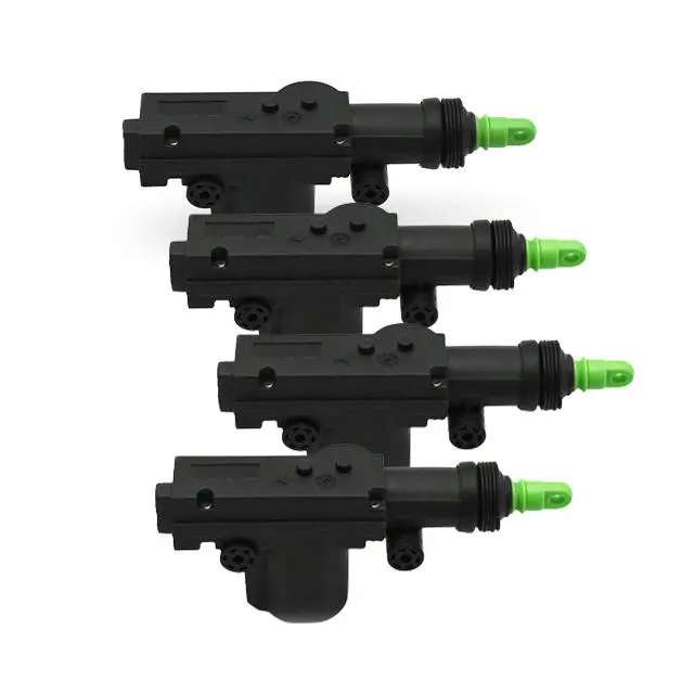 Universal DC 12V/24V Car Door Lock Actuator with PTC Overload Protection Automatic Electric Central Locking System